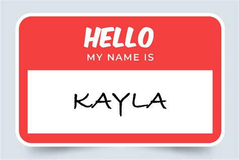 Meaning, origin and history of the name Kayla